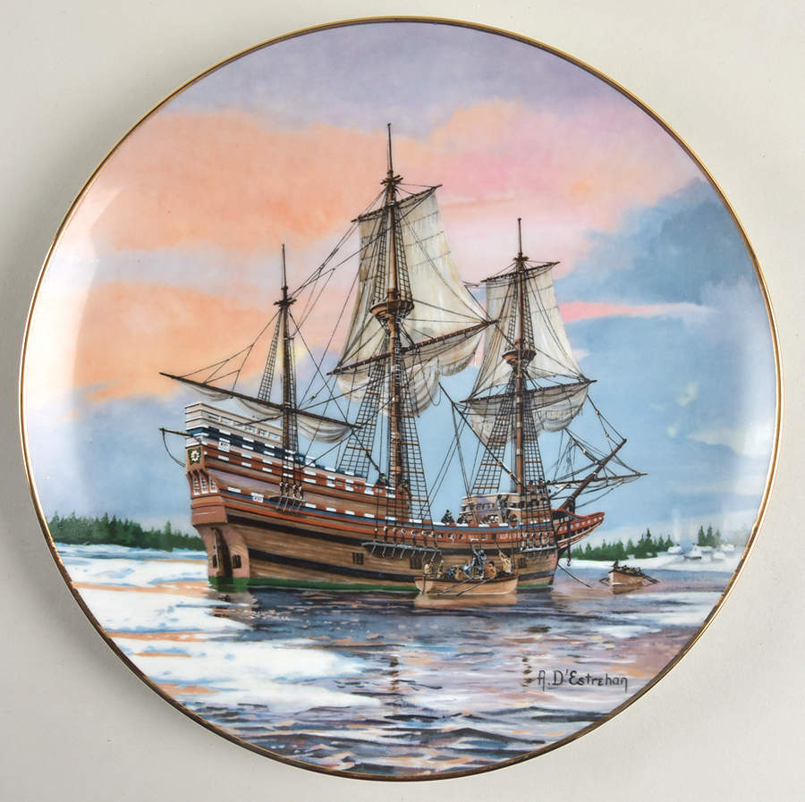 2000 Years of Sailing Ships Mayflower - No Box by Royal Cornwall-1