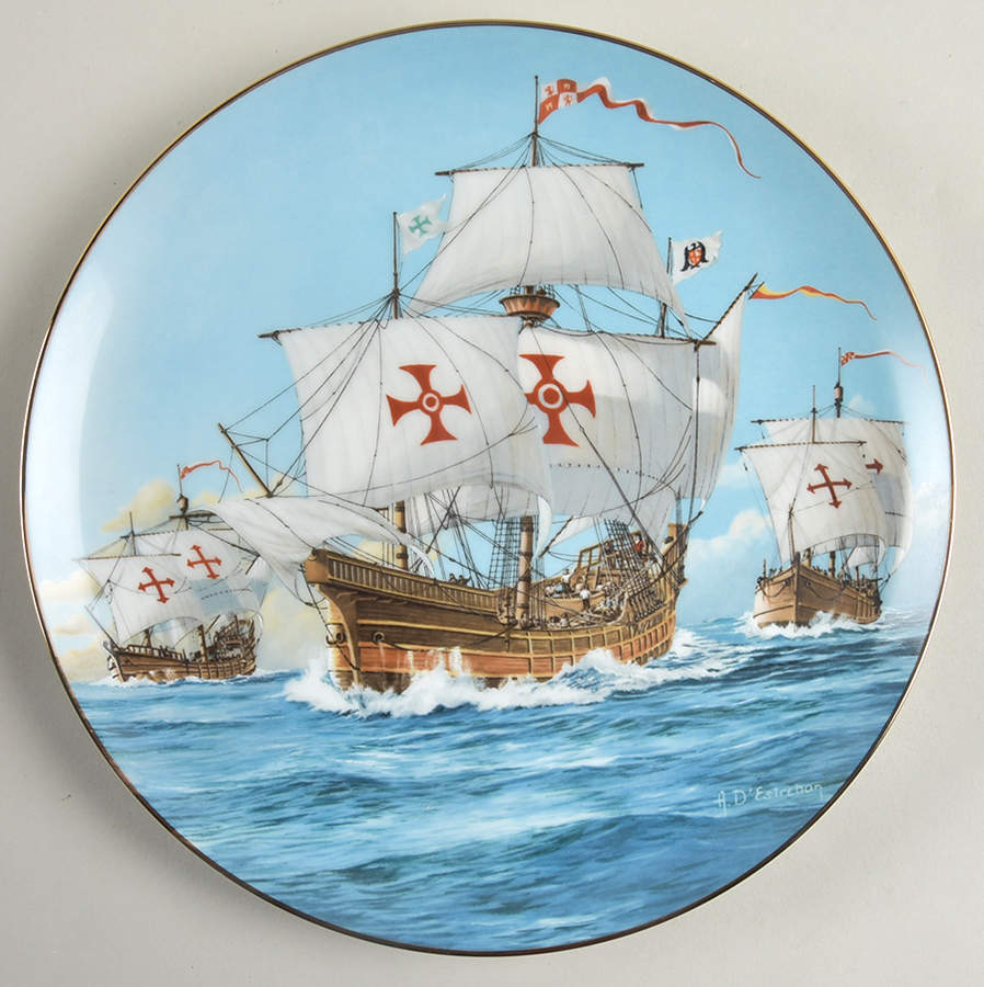 2000 Years of Sailing Ships Santa Maria - No Box by Royal Cornwall-1