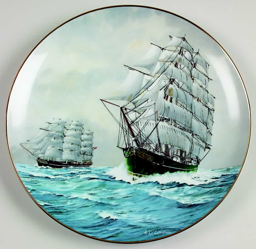2000 Years of Sailing Ships Cutty Sark Thermopylae - No Box by Royal Cornwall-1