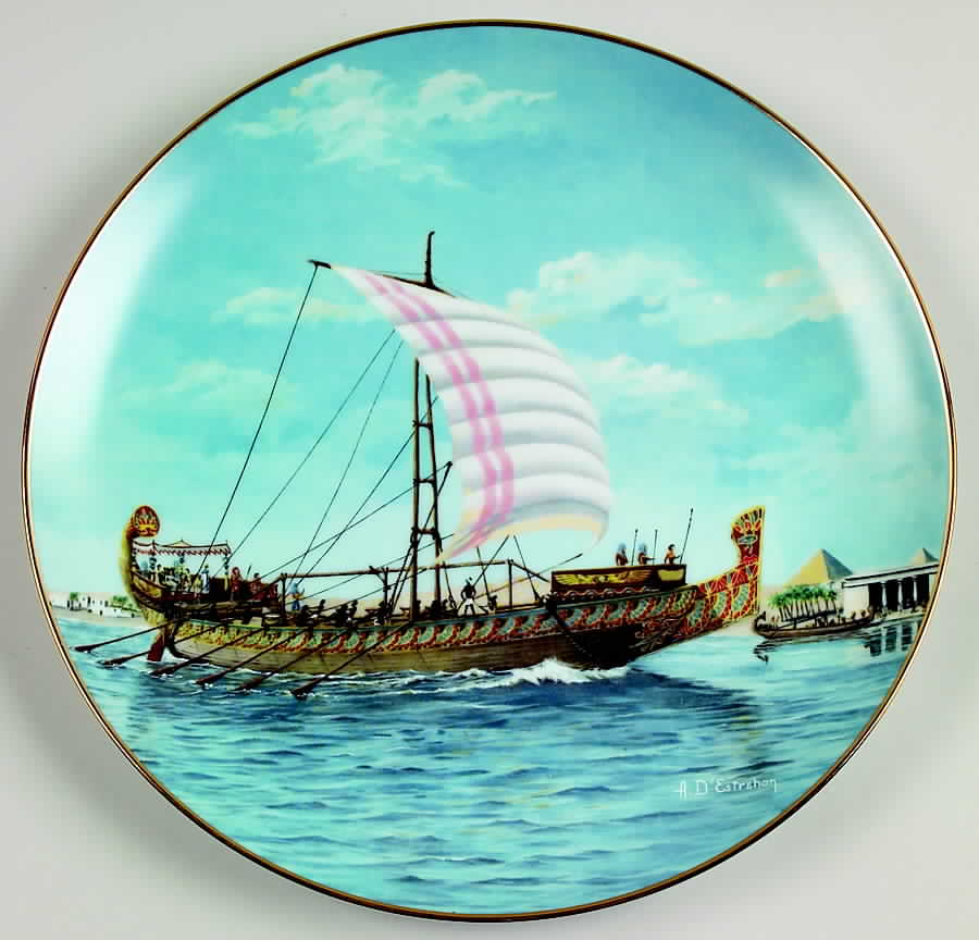 2000 Years of Sailing Ships Royal Barge - No Box by Royal Cornwall-1