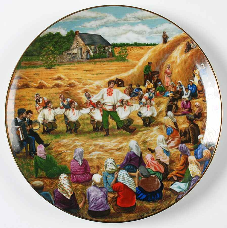 Windows On The World Harvestime In The Ukraine - No Box by Royal Cornwall-1