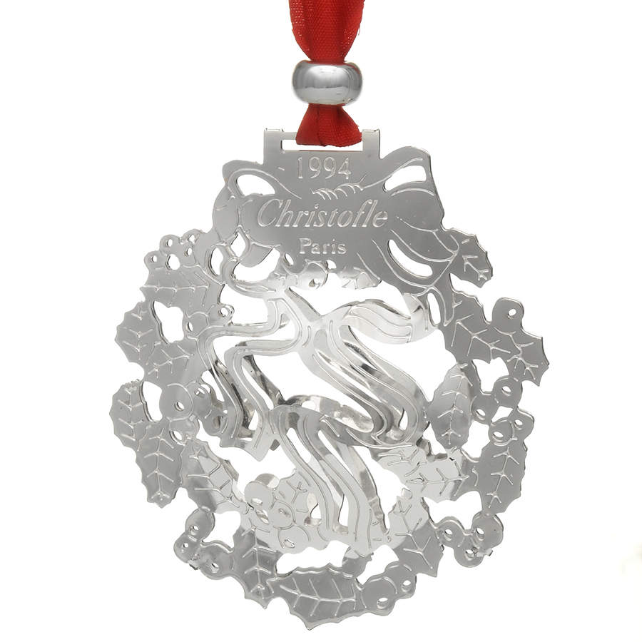 Christofle Christmas Ornament-Noel Noel - Boxed by Christofle France-1