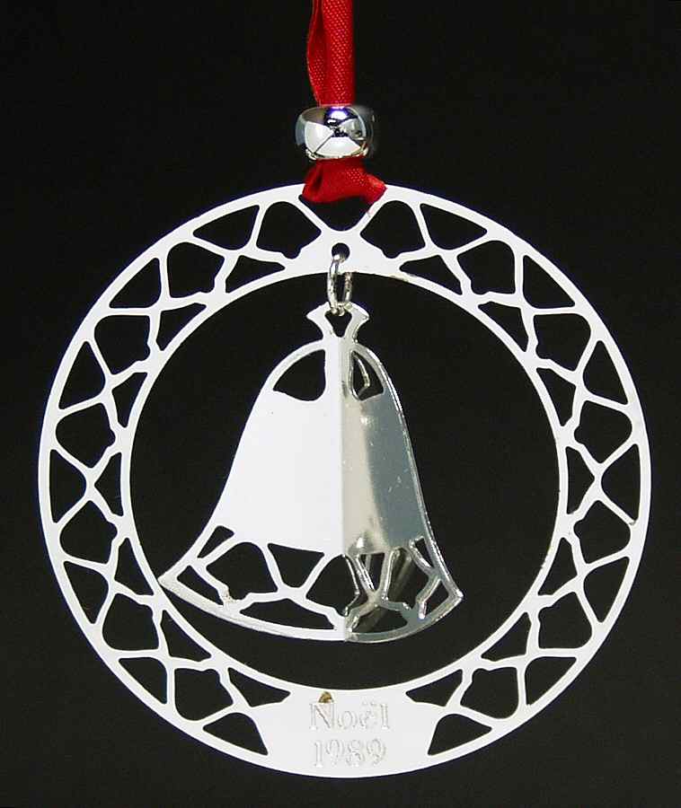 Christofle Christmas Ornament-Noel Christmas Bell - Boxed by Christofle France-1