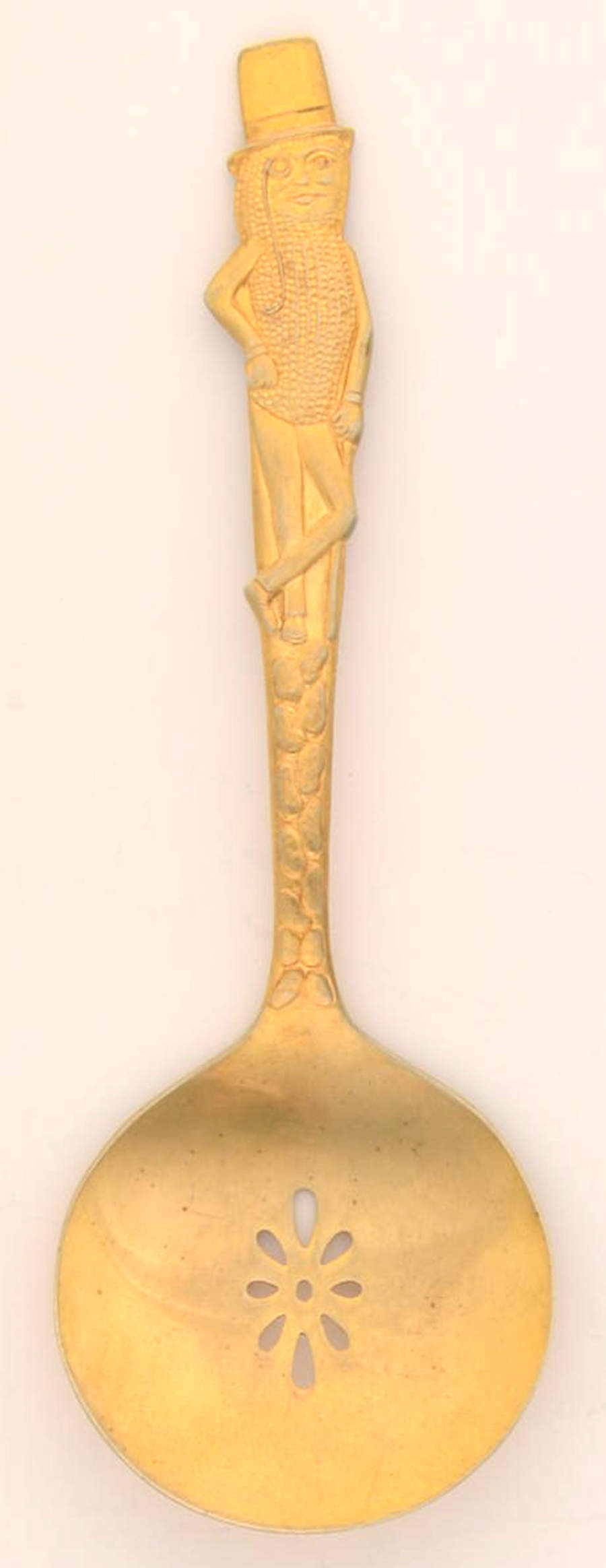 Mr. Peanut Mr Peanut Handle,Pierced Bowl - No Box by Carlton Silverplate-1