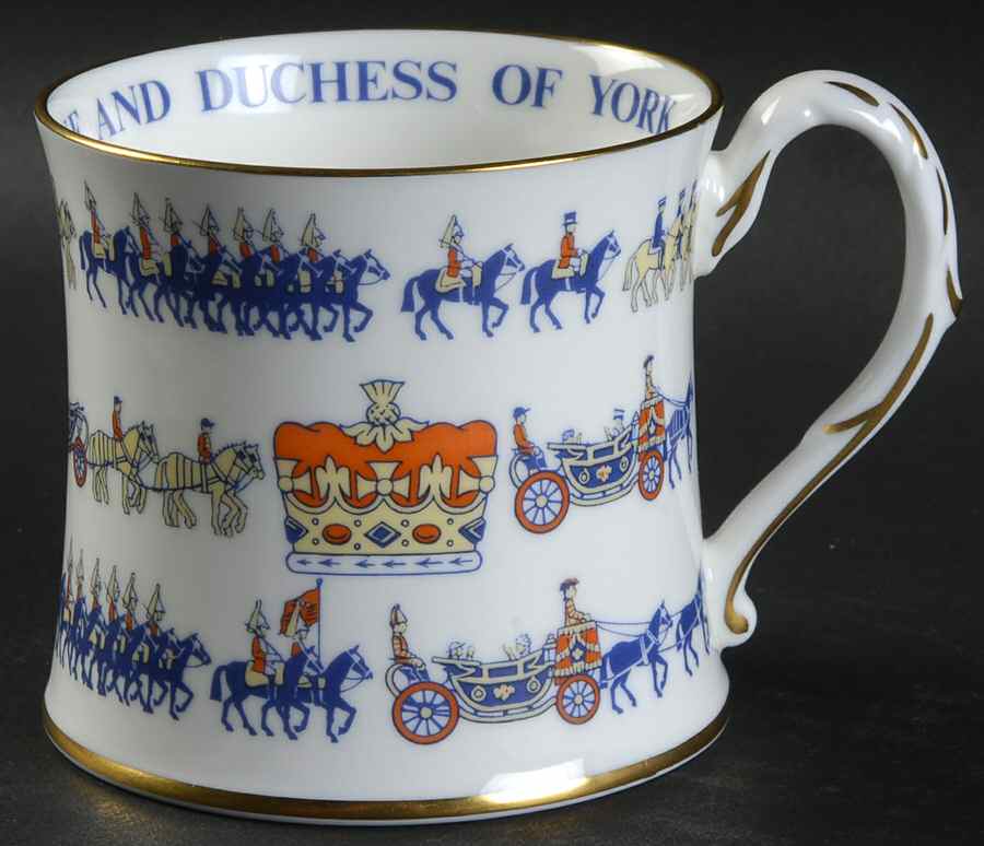 Coalport Royalty Giftware Andrew & Sarah Marriage Mug - No Box by Coalport-1