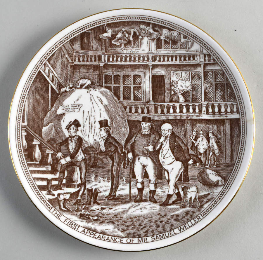 Charles Dickens Mr. Samuel Weller - No Box by Crown Staffordshire-1