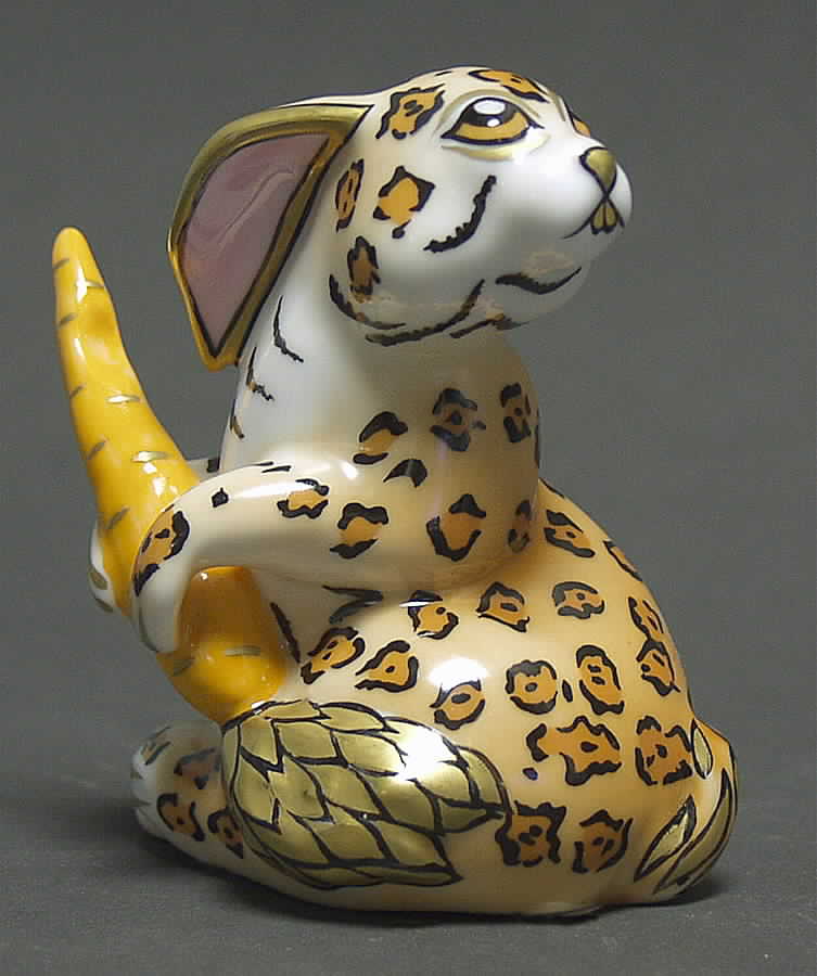 Lynn Chase Figurines & Giftware Rabbit With Leopard Spots - Boxed by Lynn Chase-1