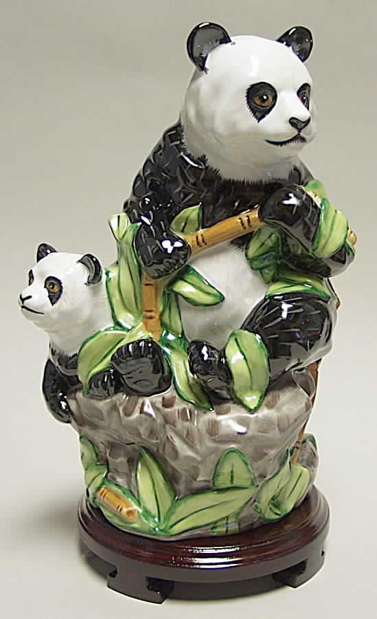 Lynn Chase Figurines & Giftware Mother & Cub Panda - Boxed by Lynn Chase-1