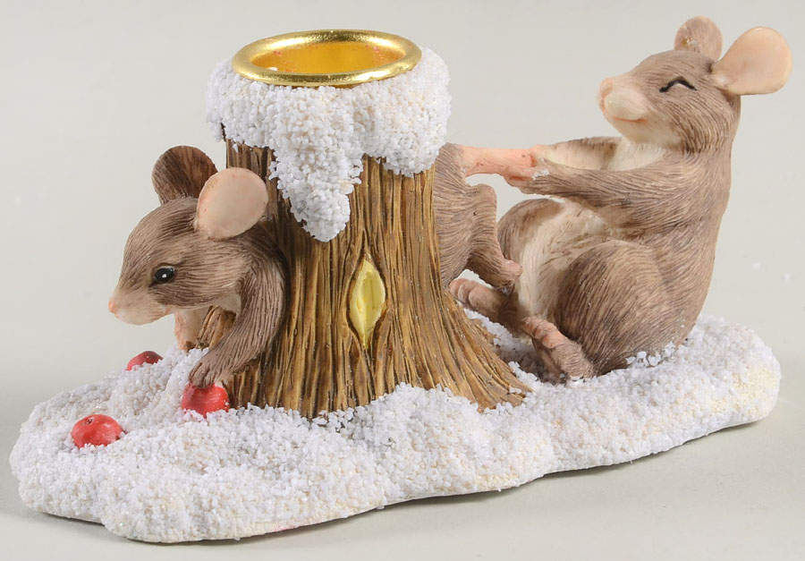 Charming Tails Treehole Candleholder - No Box by Charming Tails-1