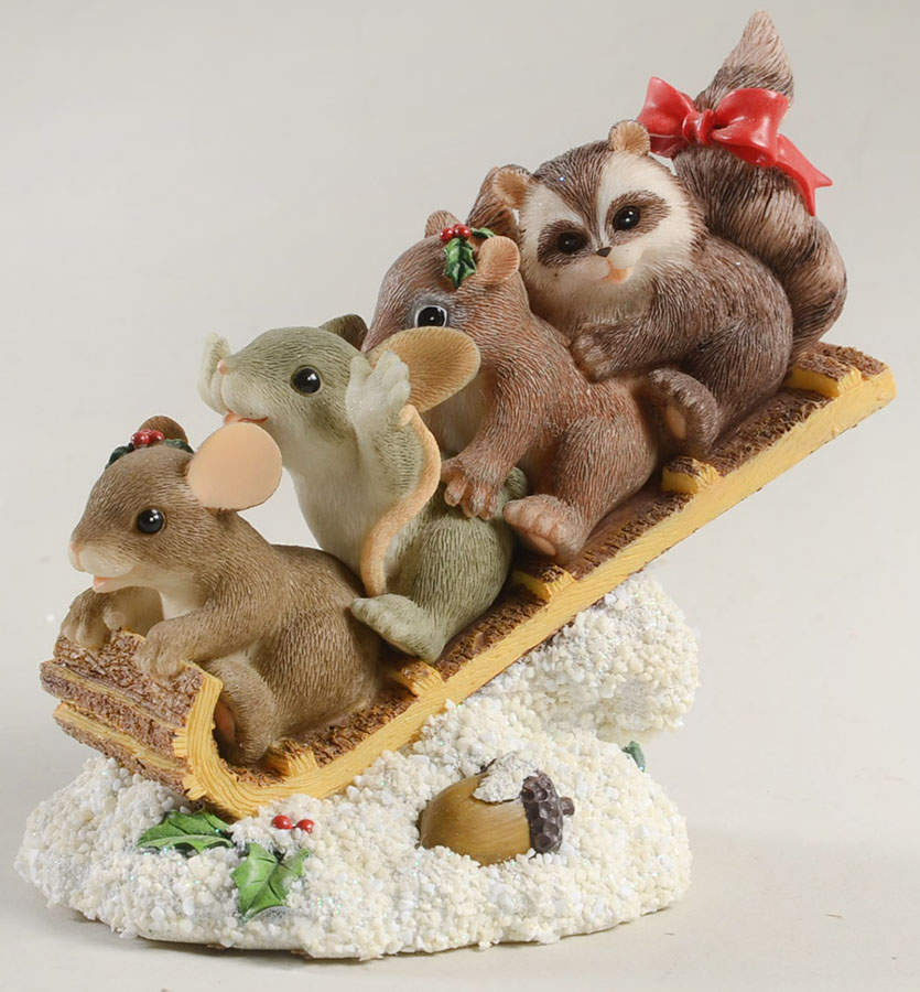 Charming Tails Sharing The Ride - With Box Bx389 by Charming Tails-1