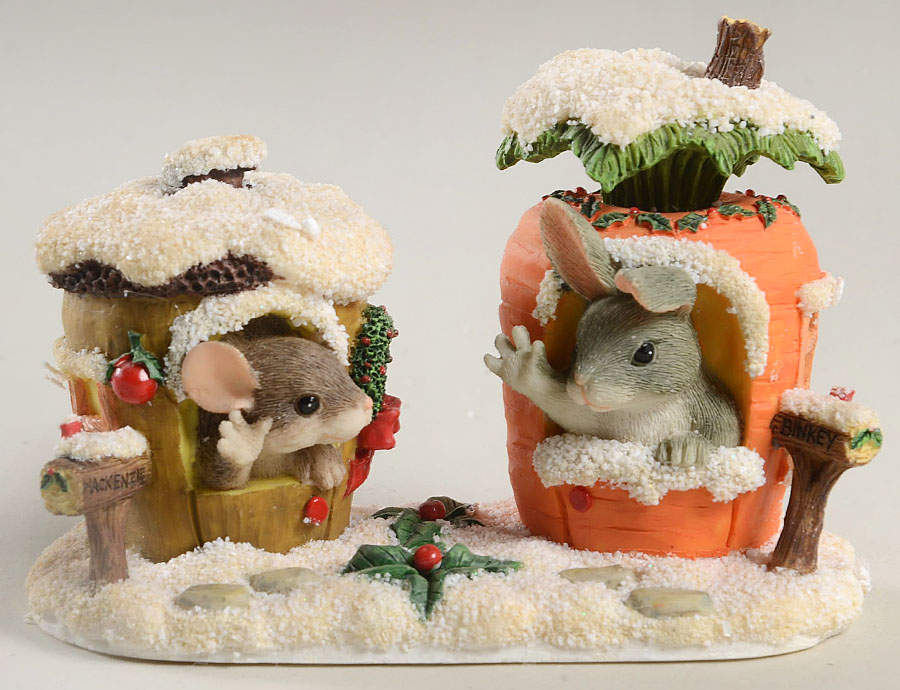 Charming Tails Merry Christmas From Our House To Yours - With Box Bx348 by Charming Tails-1
