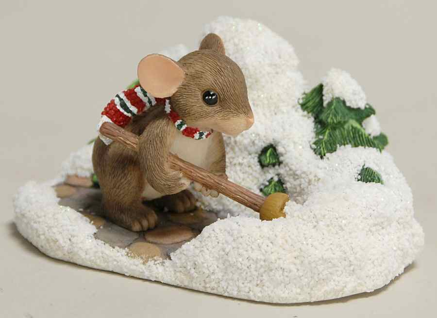 Charming Tails A Shoveling We Will Go...Fig - No Box by Charming Tails-1