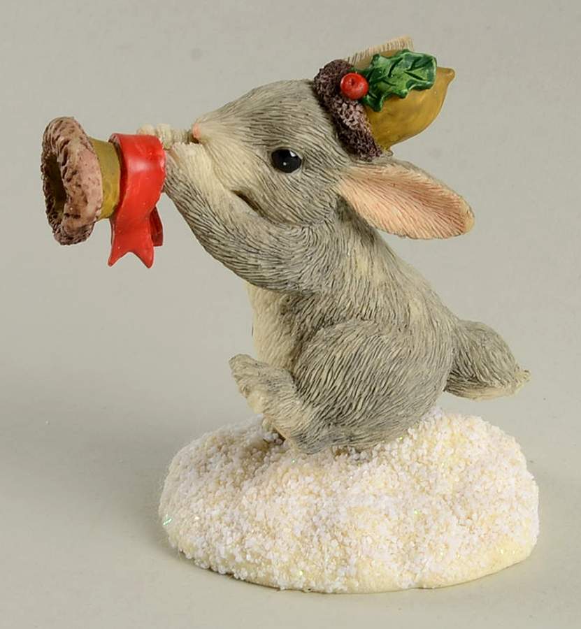 Charming Tails Holiday Trumpeter - With Box Bx333 by Charming Tails-1