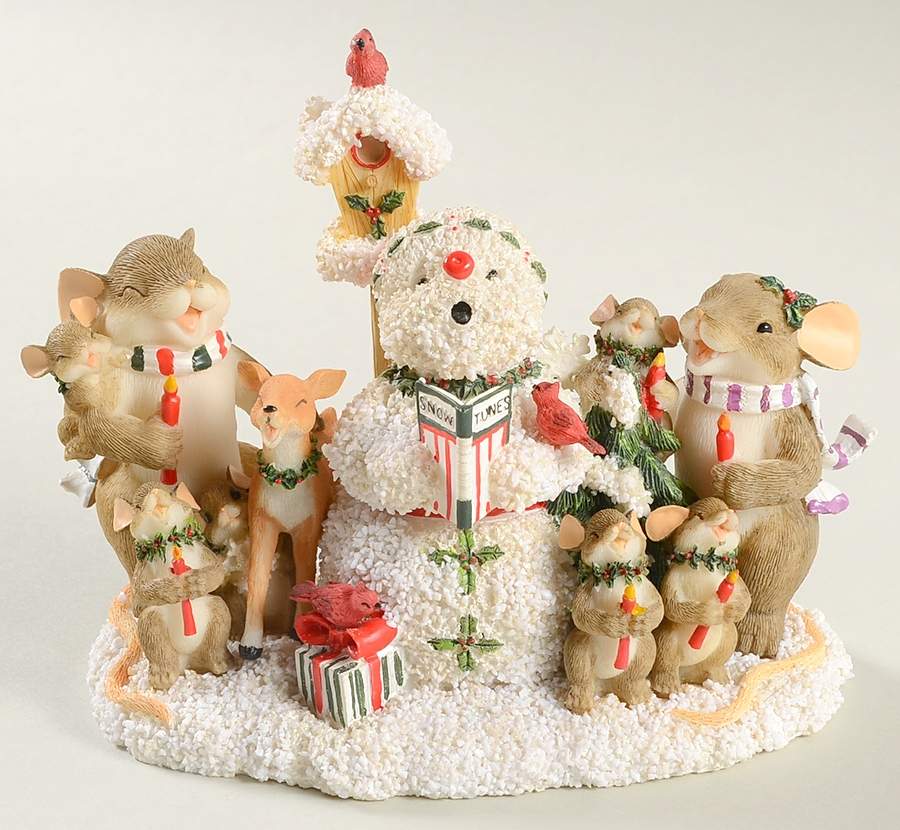 Charming Tails Singin' Snow Tunes - Bx361 With Box by Charming Tails-1