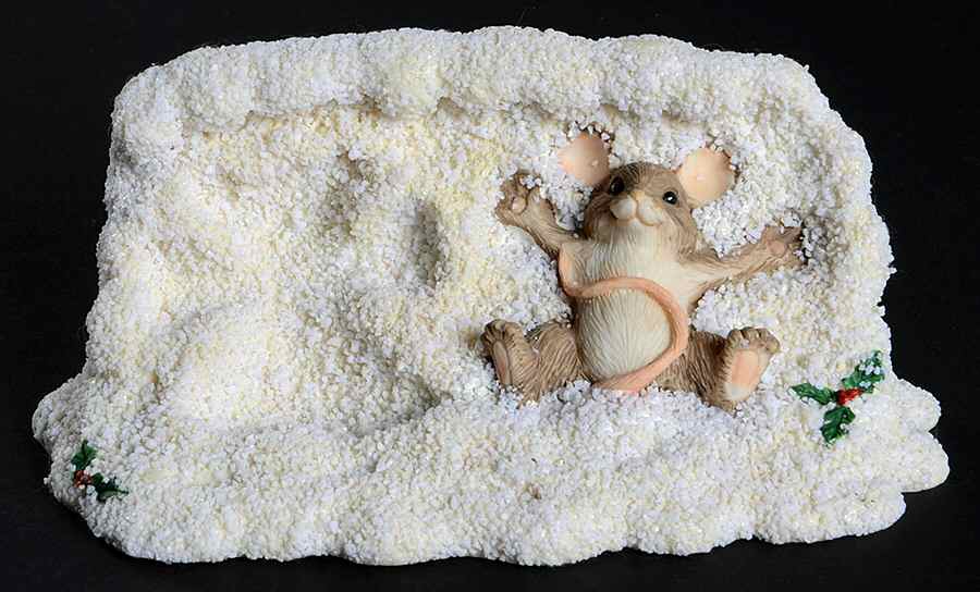 Charming Tails Maxine Making Snow Angels - No Box by Charming Tails-1