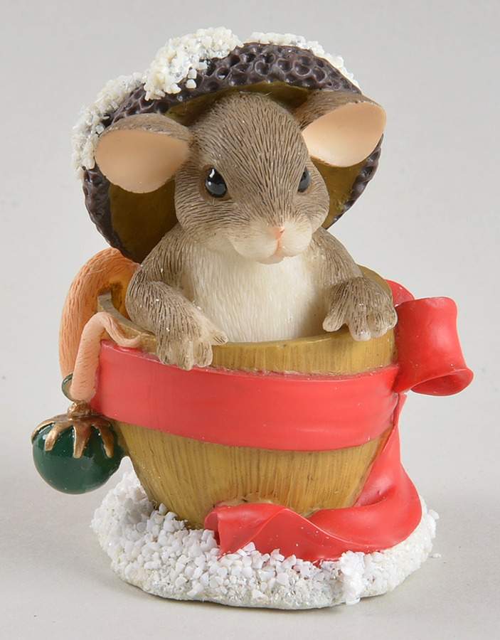 Charming Tails Holly Day Dreams Lidded Box - Boxed by Charming Tails-1