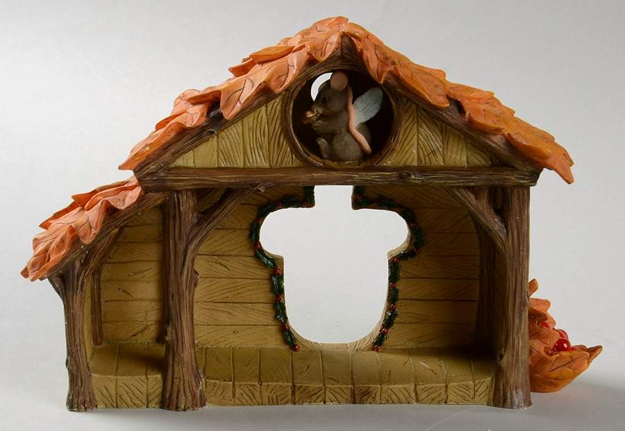 Squashville Christmas Pageant Christmas Pageant Stage - Boxed by Charming Tails-1
