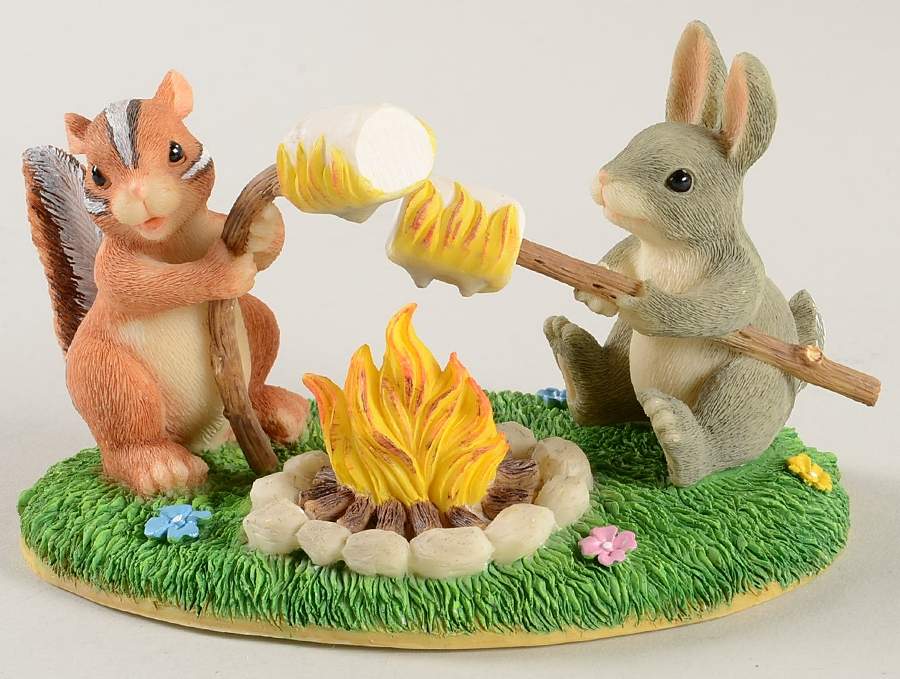 Charming Tails Toasting Marshmellows - Boxed by Charming Tails-1
