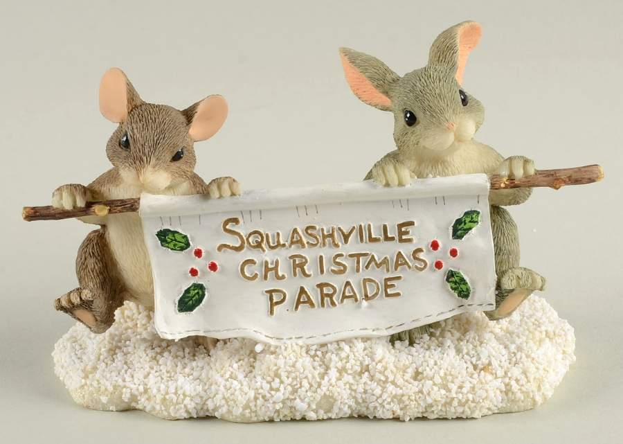 Charming Tails Squashville Christmas Parade - Boxed by Charming Tails-1