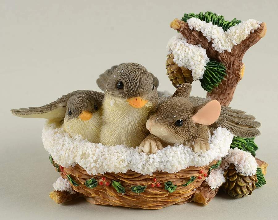 Charming Tails Nestled In For The Holidays - Boxed by Charming Tails-1