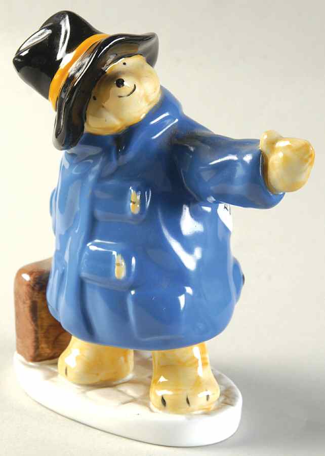 Paddington Bear Hitch Hikes - Black Hat - No Box by Coalport-1