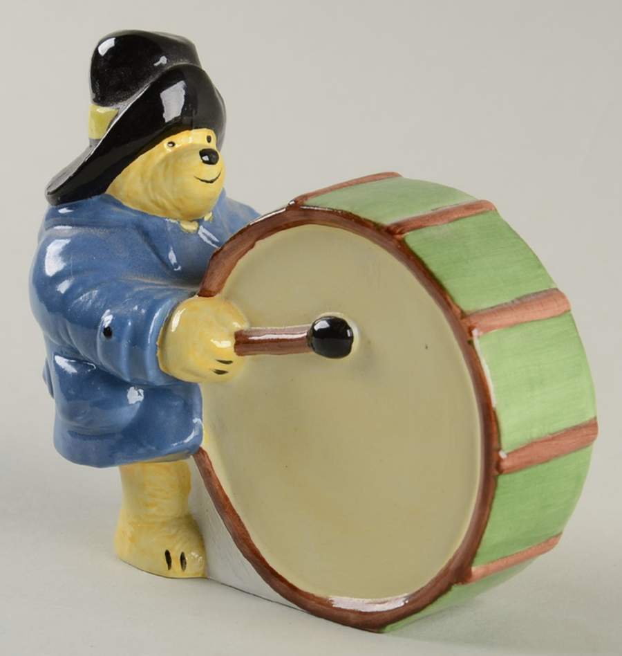 Paddington Bear With Big Drum - No Box by Coalport-1