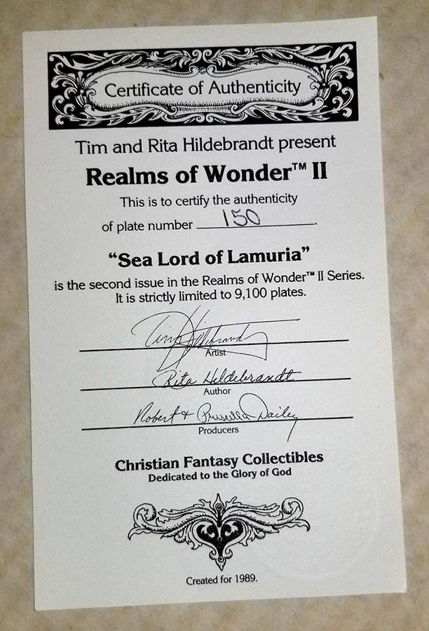 Realms of Wonder Series 2 Sea Lord Of Lamuria - Boxed by Christian Fantasy-1