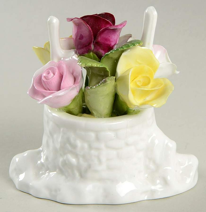 Coalport Florals Roses In Wishing Well - No Box by Coalport-1