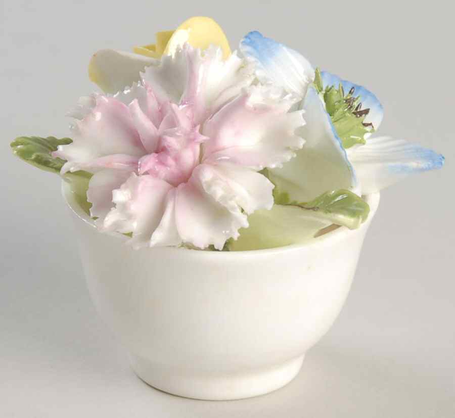 Coalport Florals Three Flowers In Round Bowl - Boxed by Coalport-1