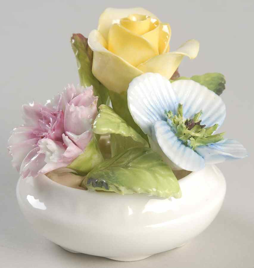 Coalport Florals Flowers In Shallow Bowl - With Box by Coalport-1