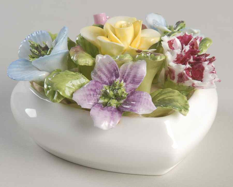 Coalport Florals Flowers In Heart - Boxed by Coalport-1