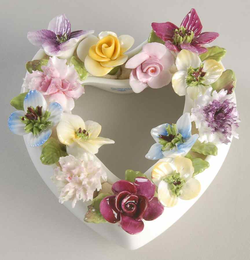 Coalport Florals Open Heart With Flowers - Boxed by Coalport-1