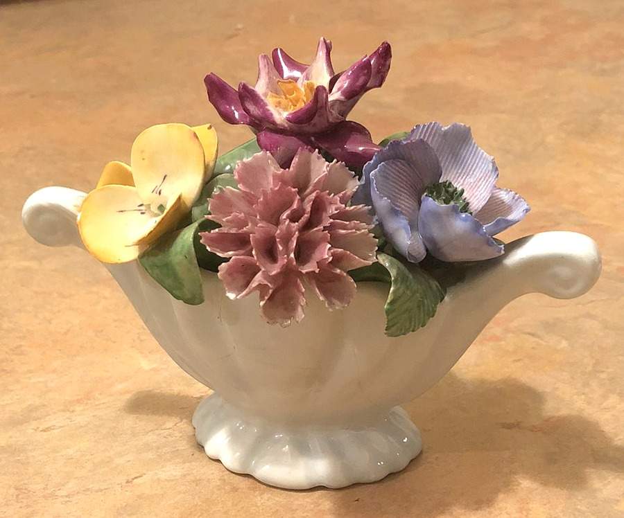 Coalport Florals Two Handled Flower Vase - Boxed by Coalport-1