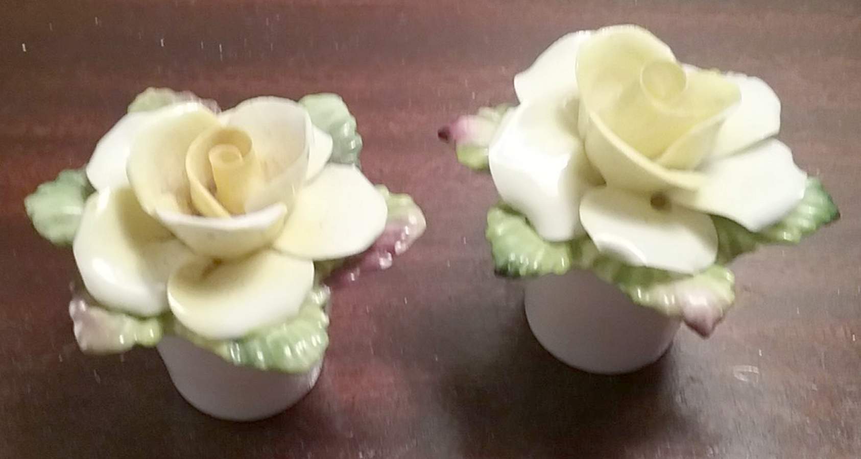 Coalport Florals Yellow Rose Salt & Pepper - No Box by Coalport-1