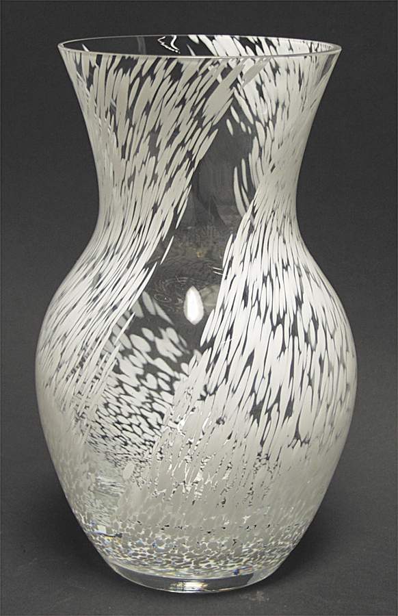 Allegro Collection 10 3/4" Statement Vase-Pearl - No Box by Caithness-1