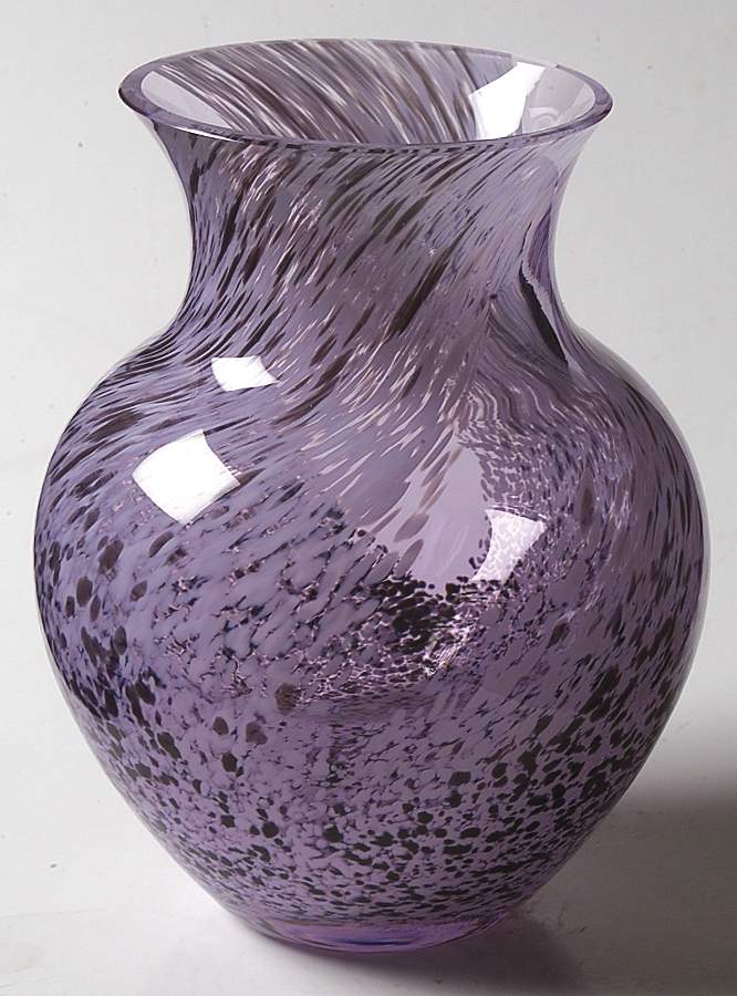 Allegro Collection 5" Round Vase-Sable - Boxed by Caithness-1