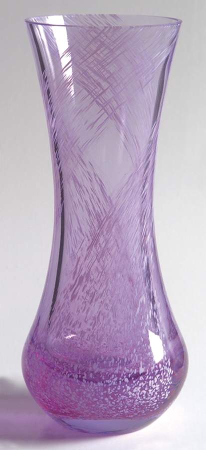 Allegro Collection 7" Flared Vase-Berry - Boxed by Caithness-1