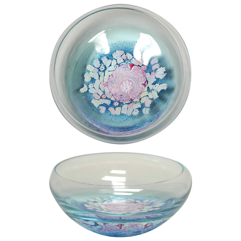 Caithness Museum Collection Waterlilies Candle Bowl - Boxed by Caithness-1