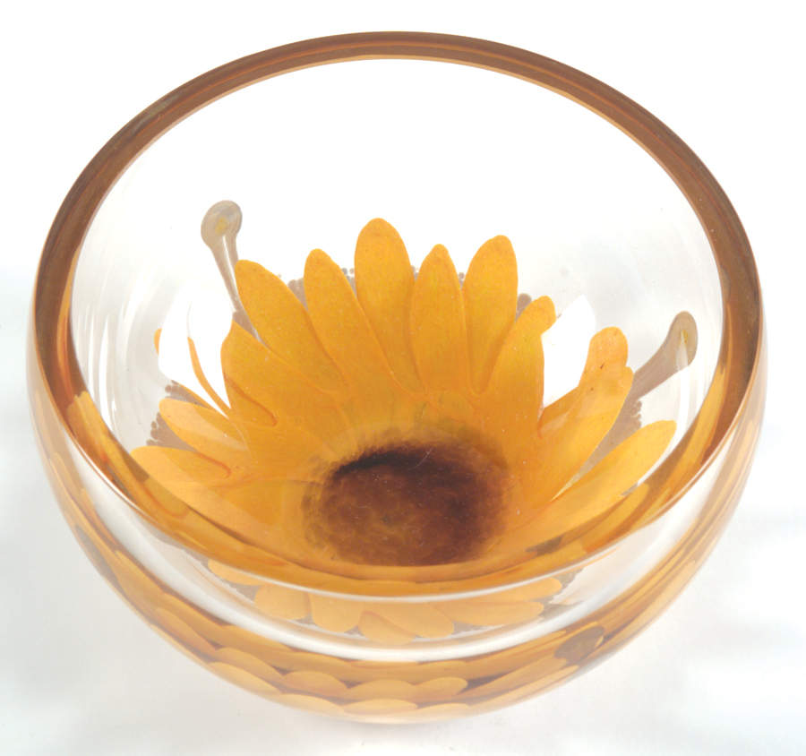 Caithness Museum Collection Sunflower Sweet Dish - Boxed by Caithness-1