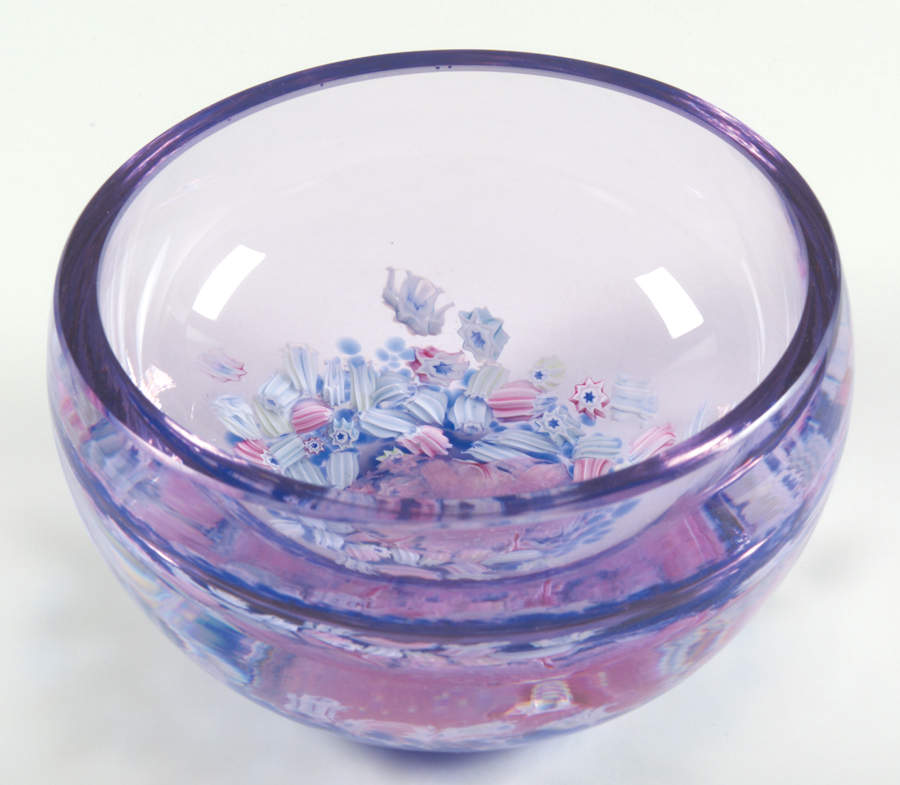 Caithness Museum Collection Waterlilies Sweet Dish-W-4 1/8" - Boxed by Caithness-1