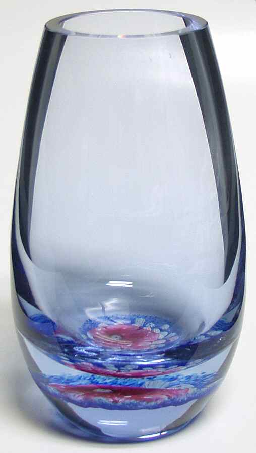 Caithness Museum Collection Waterlilies Teardrop Vase - Boxed by Caithness-1