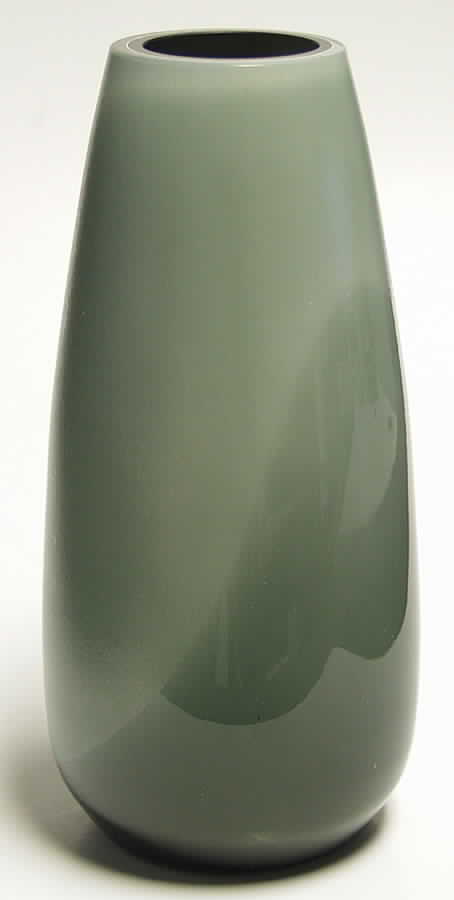 Touchstone Collection 7 3/4" Teardrop Vase-Smoke - Boxed by Caithness-1