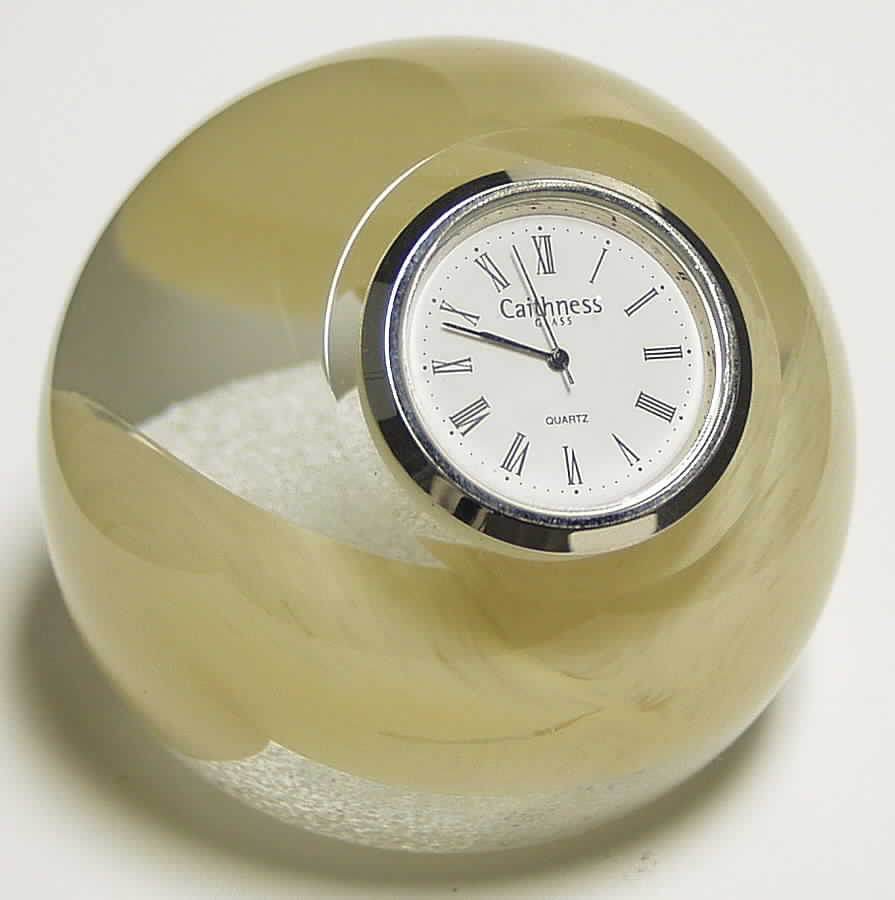 Shoreline Collection Clock-Warm Sand - Boxed by Caithness-1