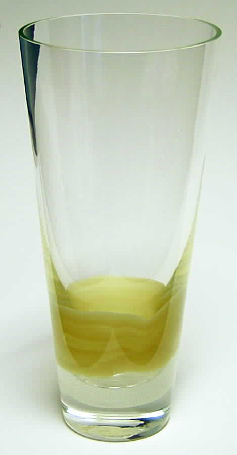 Shoreline Collection 10" Large Bouquet Vase-Warm Sand - Boxed by Caithness-1