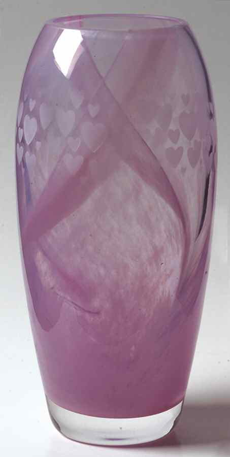 Loving Hearts Collection 7" Medium Vase - Boxed by Caithness-1