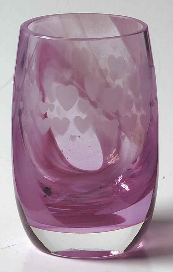 Loving Hearts Collection 4" Make Up Brush Pot - Boxed by Caithness-1