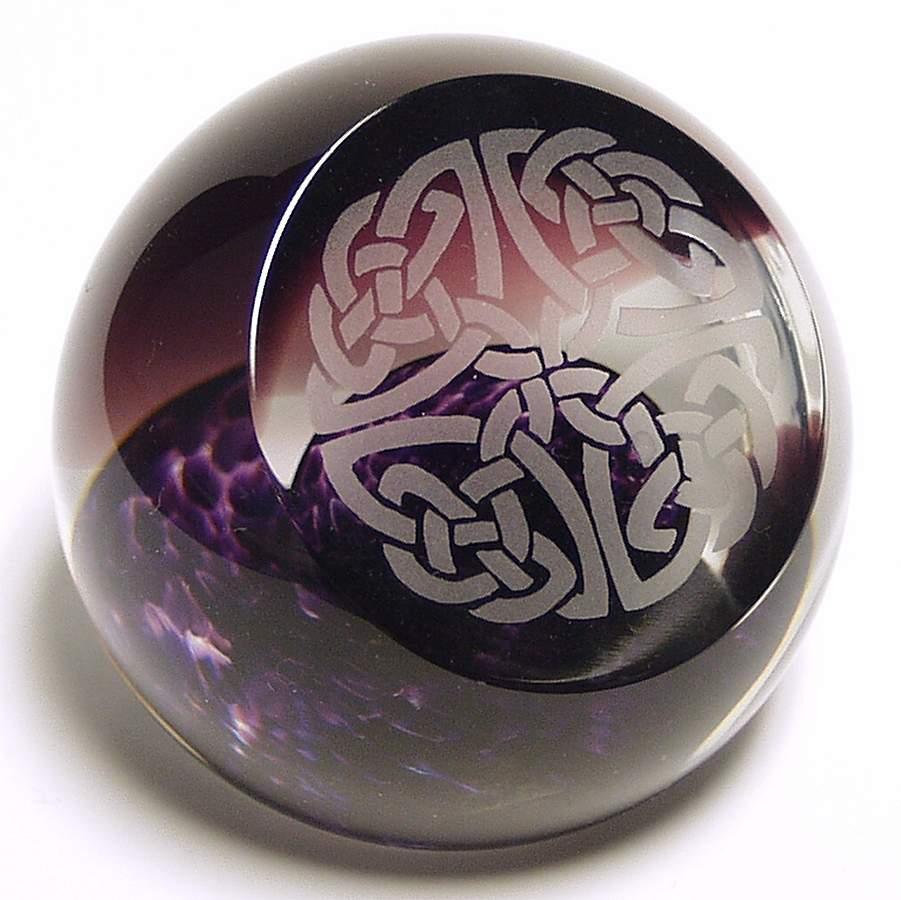 Celtic Myths Collection Paperweight-Heather - Boxed by Caithness-1