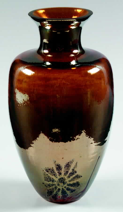 Alchemy Collection 8" Urn Vase-Gold - Boxed by Caithness-1