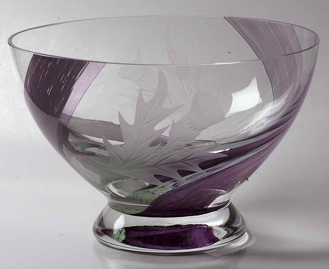 Thistle Collection 7" Thistle Bowl - Boxed by Caithness-1