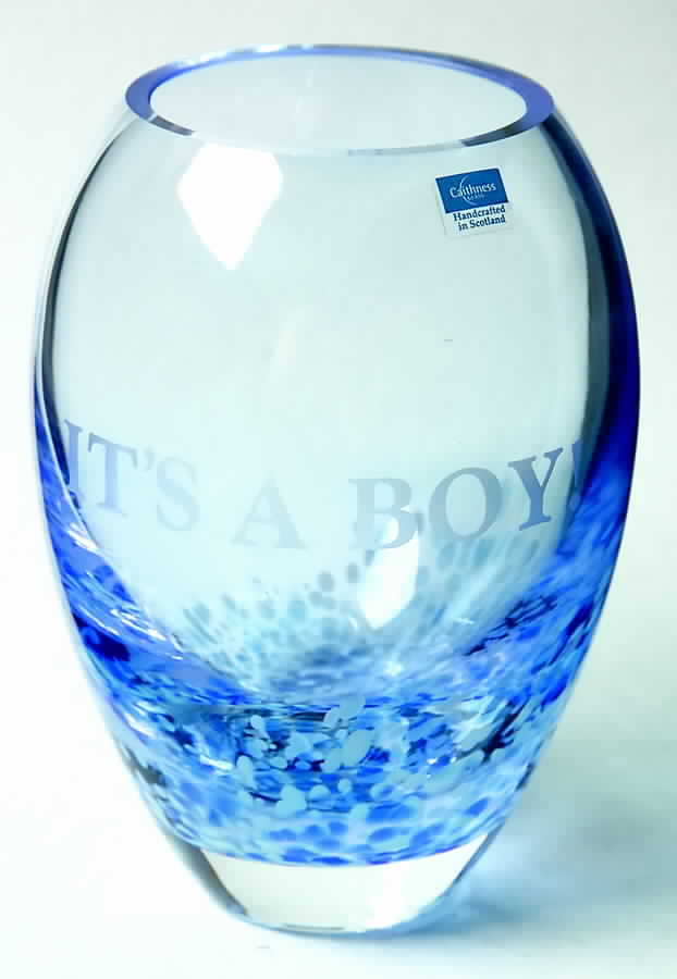 Occasions & Celebration Collection 5" It's A Boy Posey Vase - No Box by Caithness-1